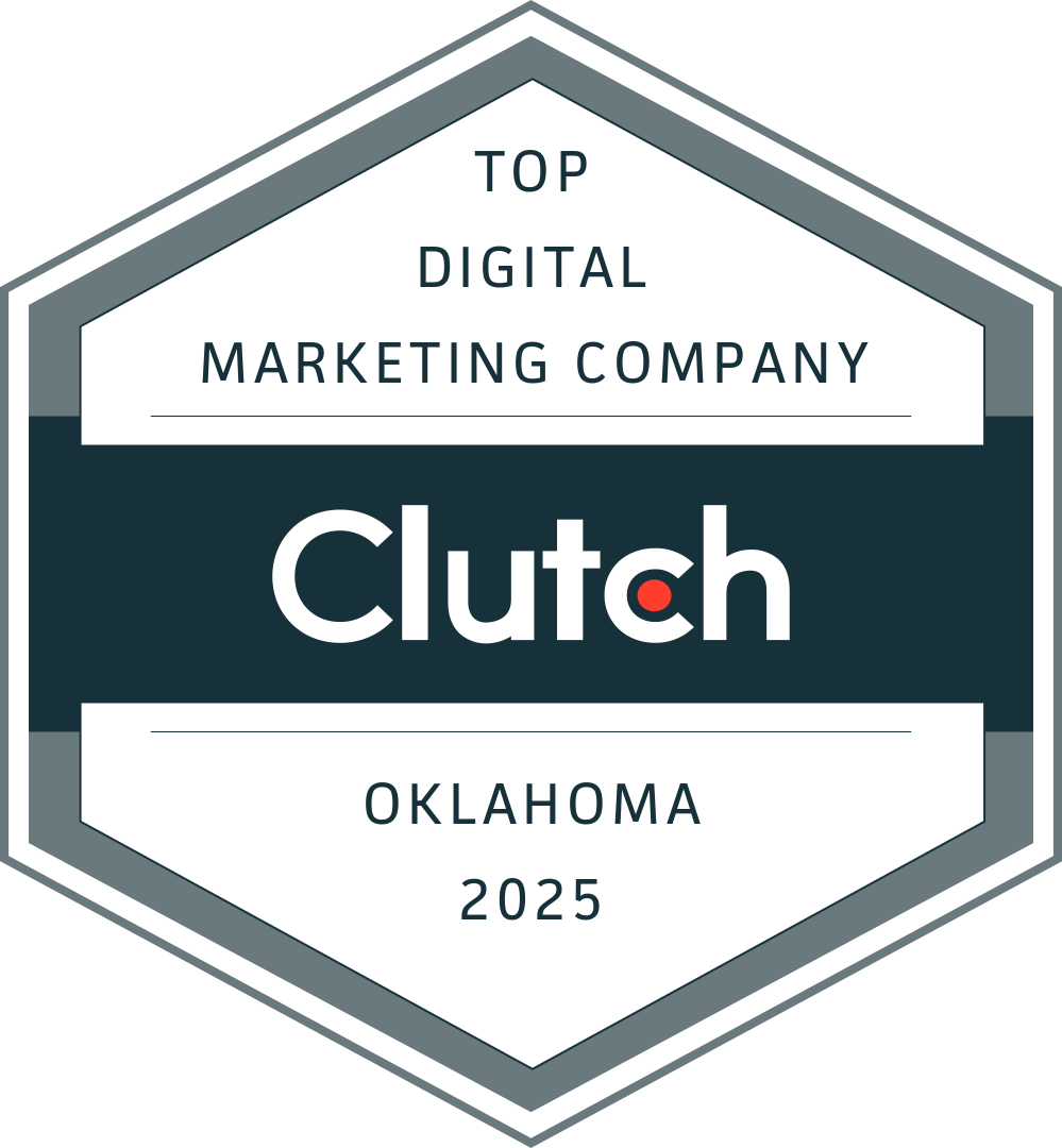 Clutch Top Digital Marketing Company Oklahoma 2025 award badge