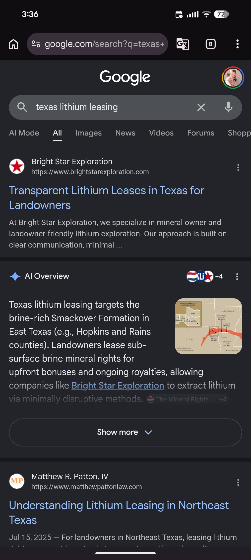 Bright Star Exploration — example screenshot 1